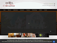 Tablet Screenshot of hotel-amturm.de